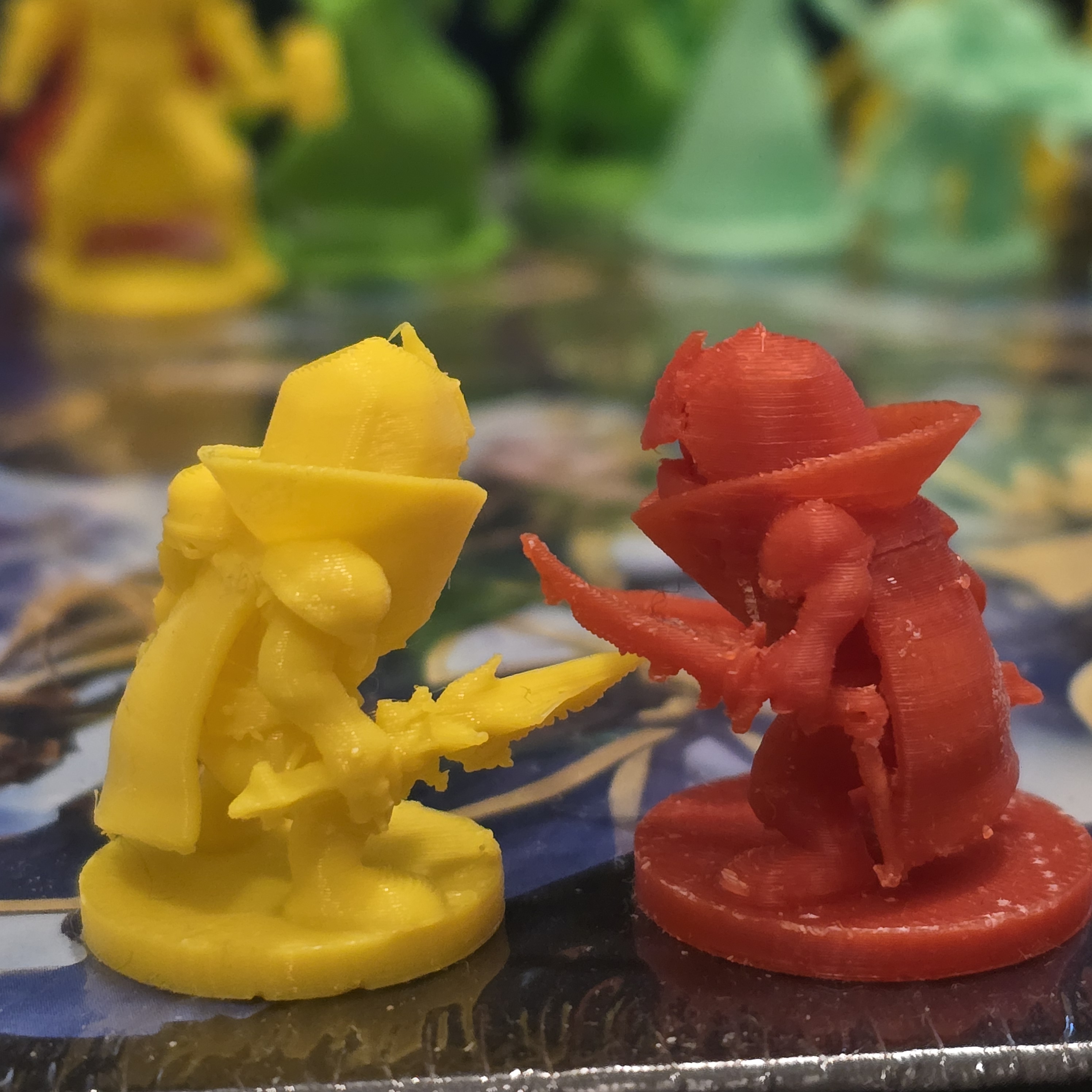 Warcraft board game replacement mini - Alissi in T1 raid set — thumbnail 2