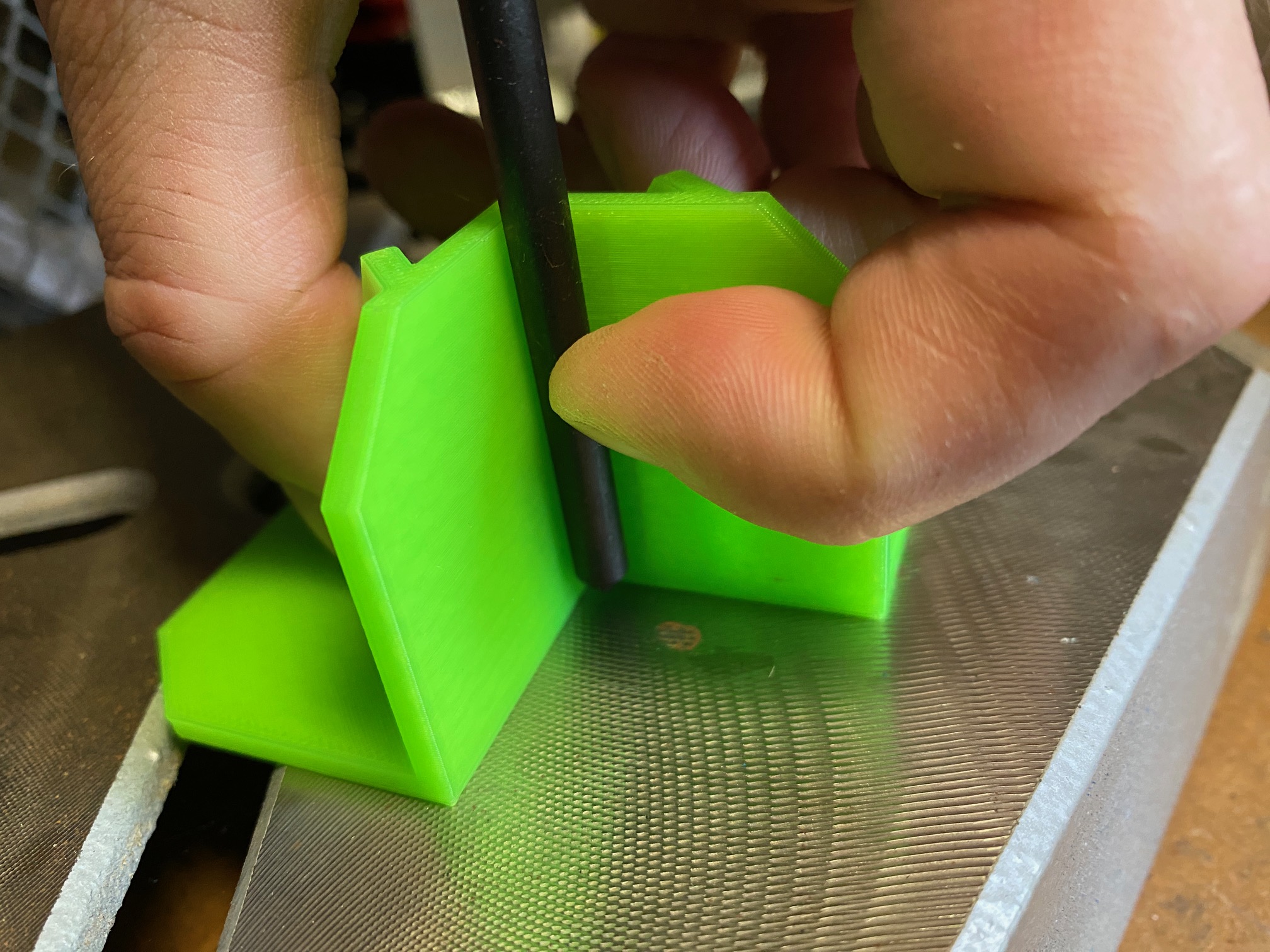 Center punch support guide by Marcus Download free STL model