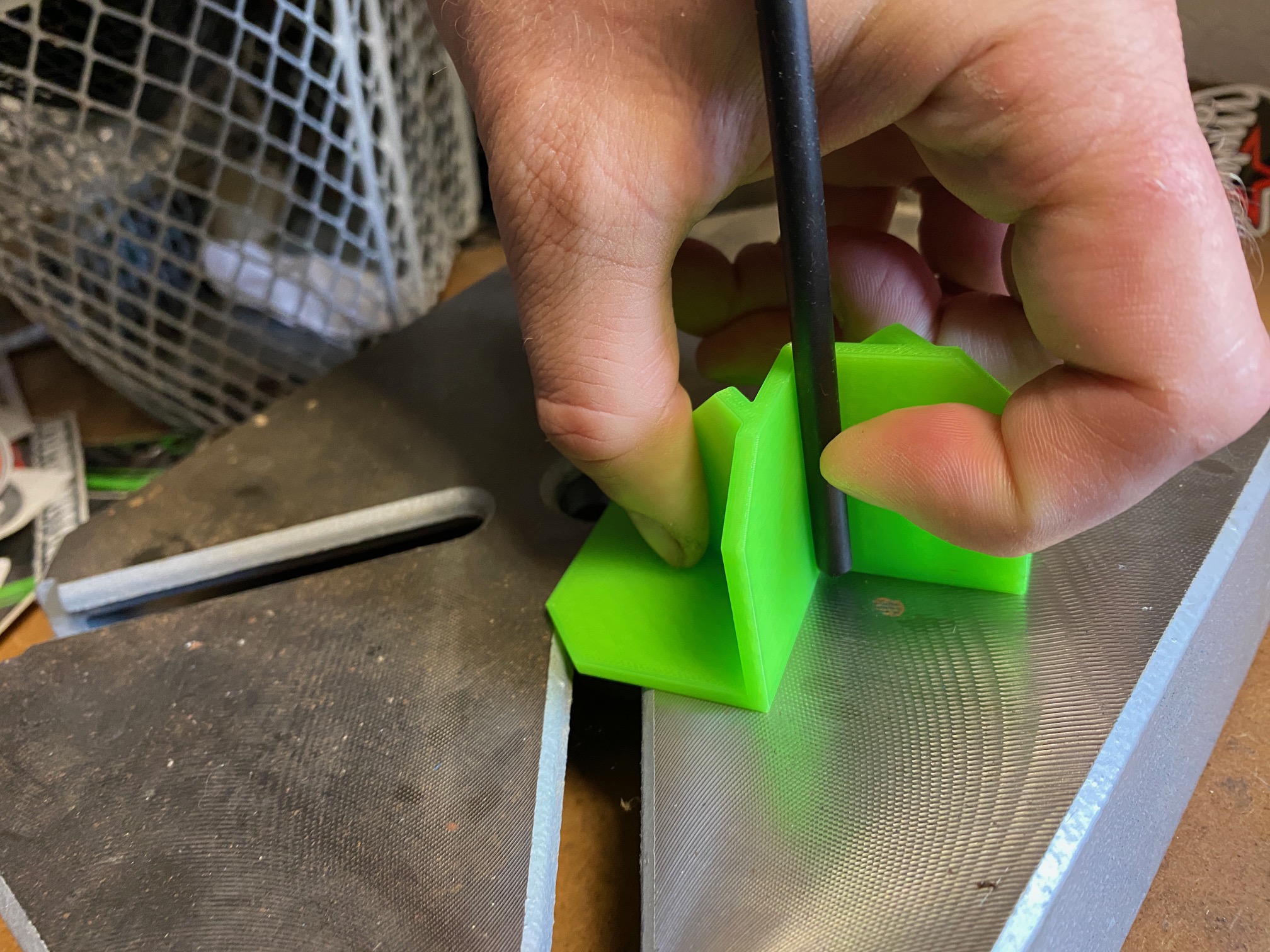 Center punch support guide by Marcus Download free STL model