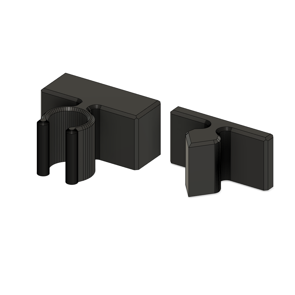 improved Door Catch: No Screws, Thicker Walls for command strip