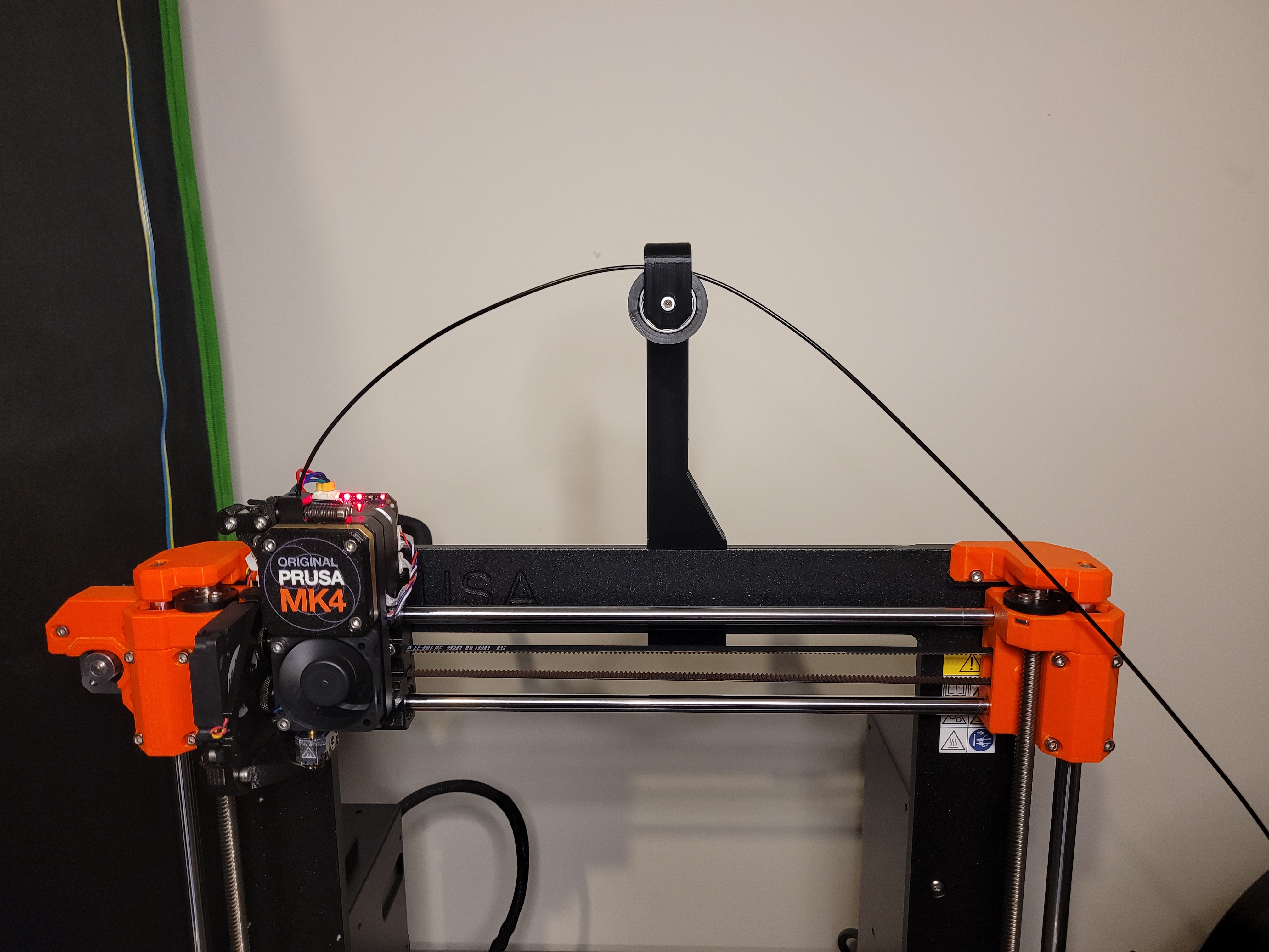 90 degree filament roller guide for Prusa MK4