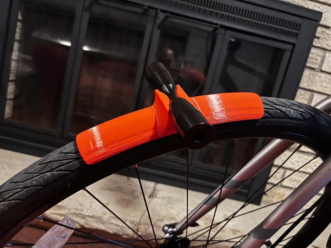 1up Bike Rack Tire Holder by gfb | Download free STL model | Printables.com
