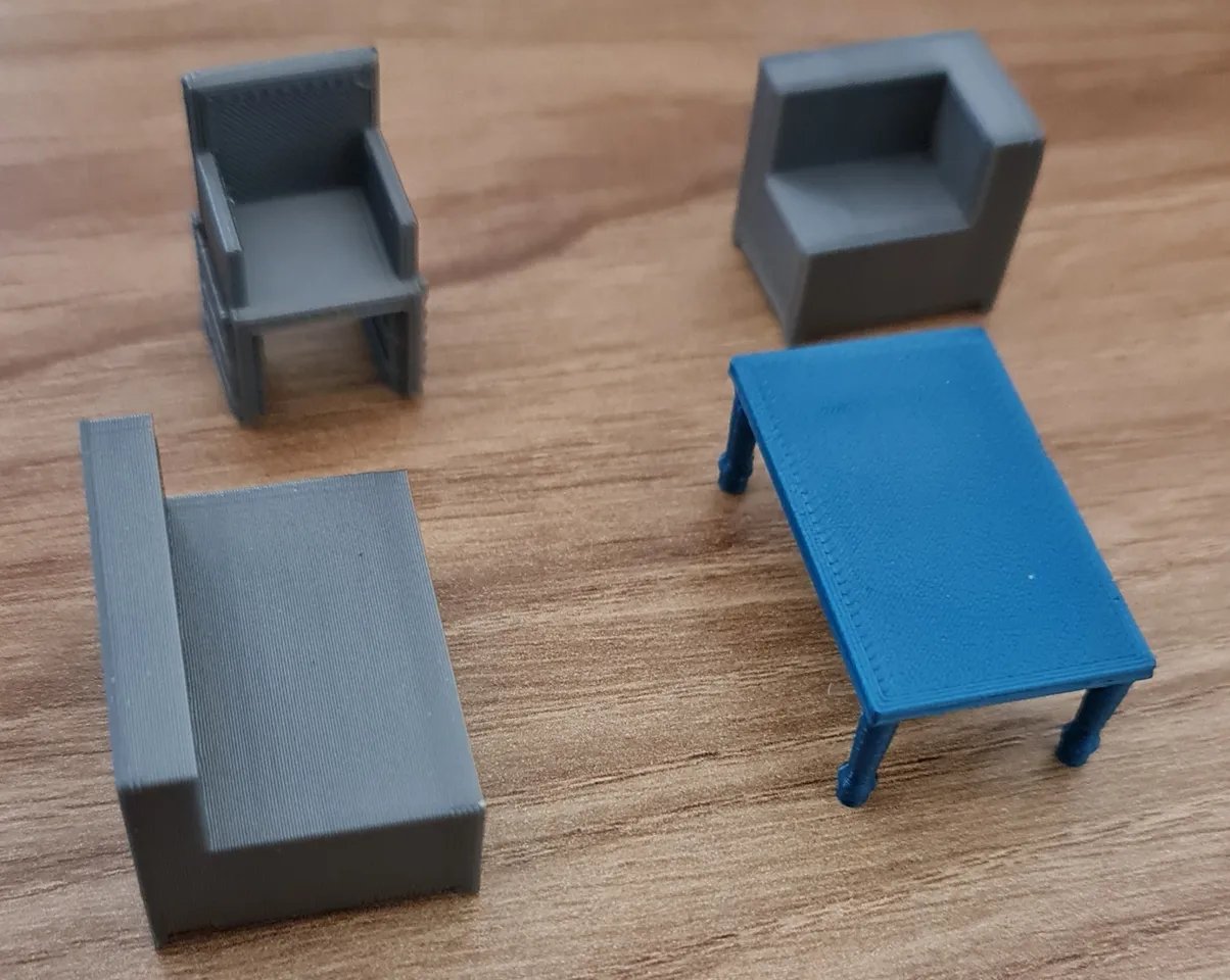 3d printed store barbie furniture