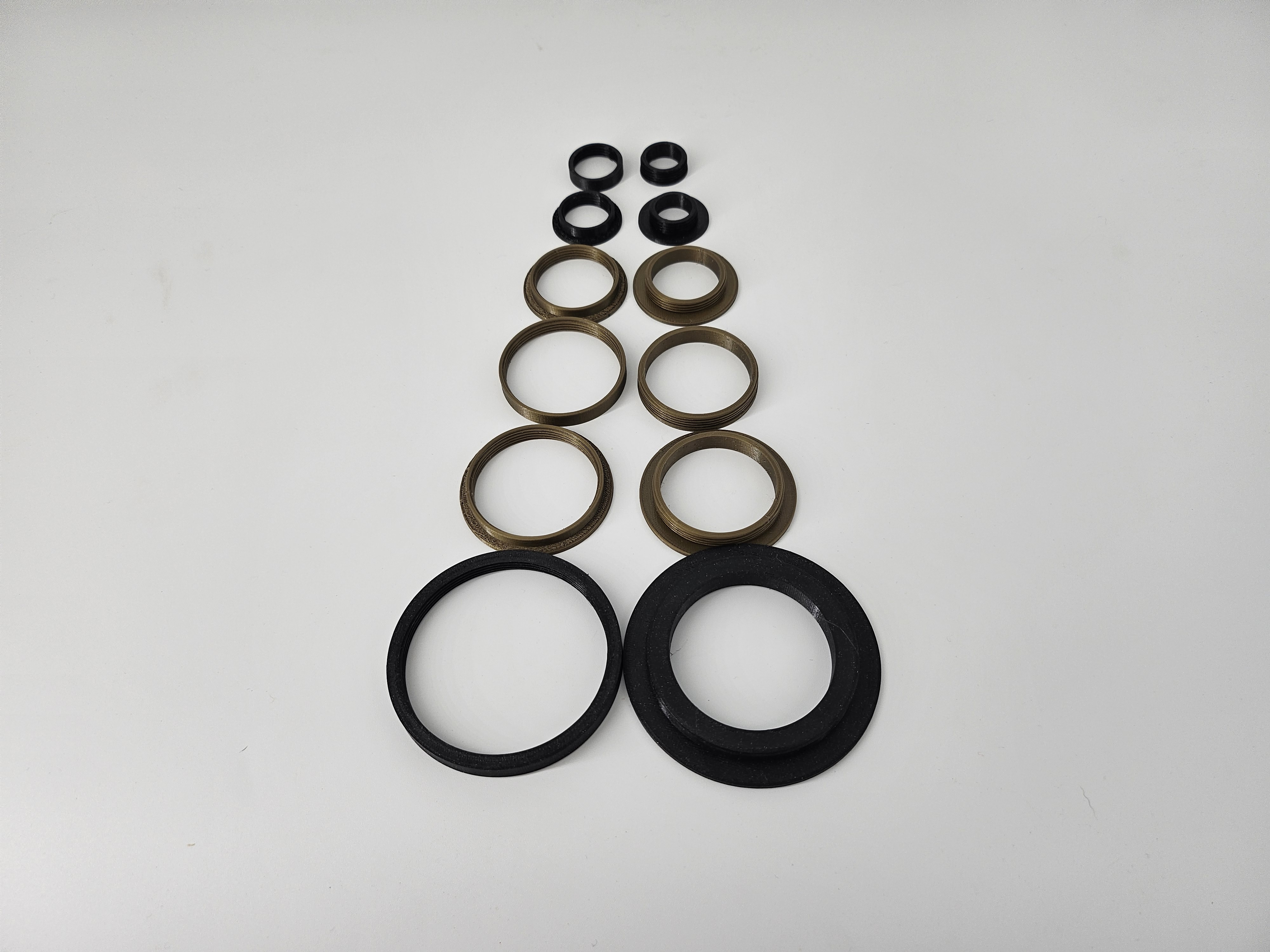 Box/urn threaded lid inserts
