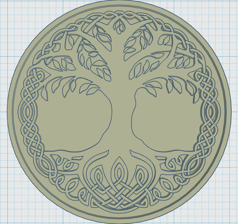 Viking Symbol Coaster 25