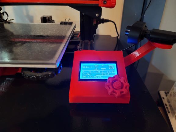 Ender 3/Pro  Lcd relocate