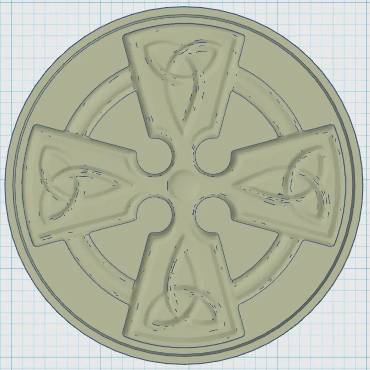 Celtic Symbol Coaster 29 by Peter Ennist Download free STL