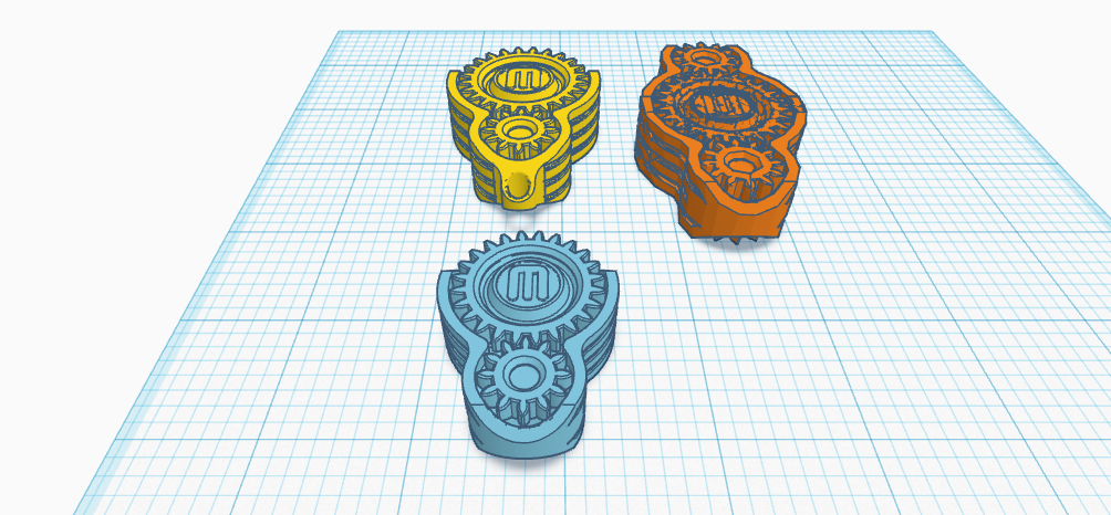 Makerbot gear fidgets