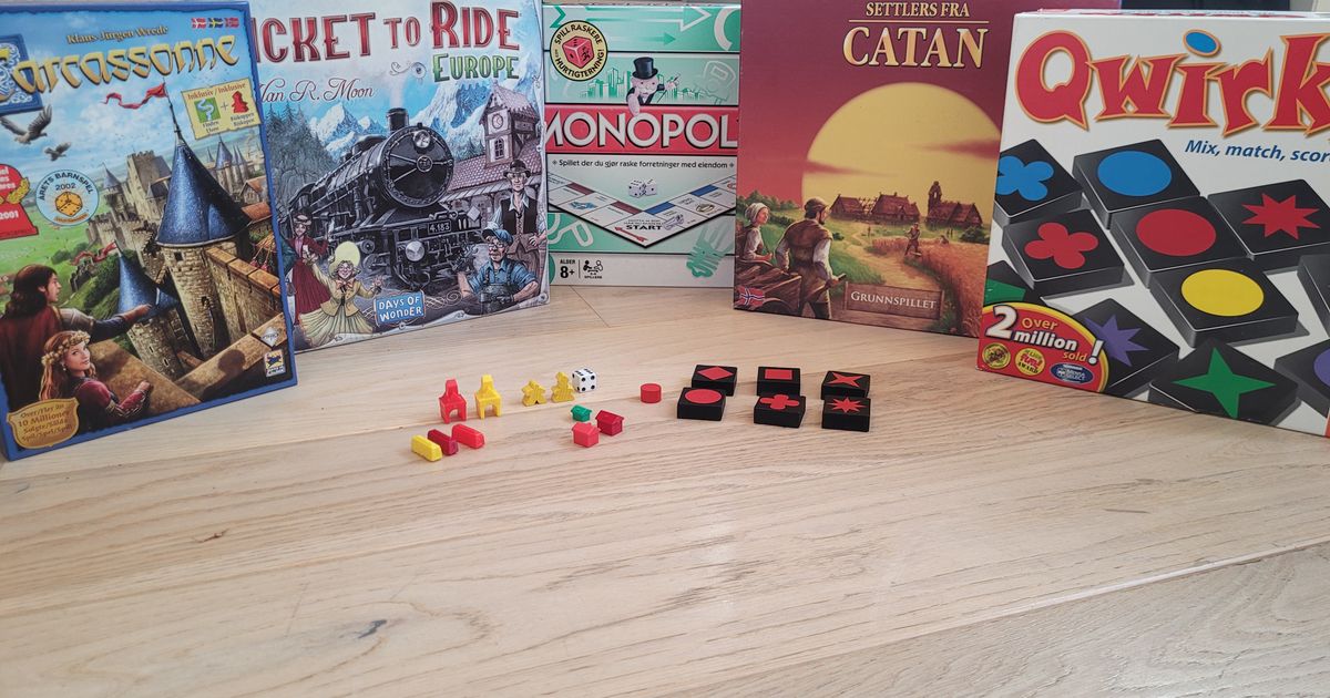 Board games replacement pieces(Monopoly, Ticket to ride, Carrcassonne ...