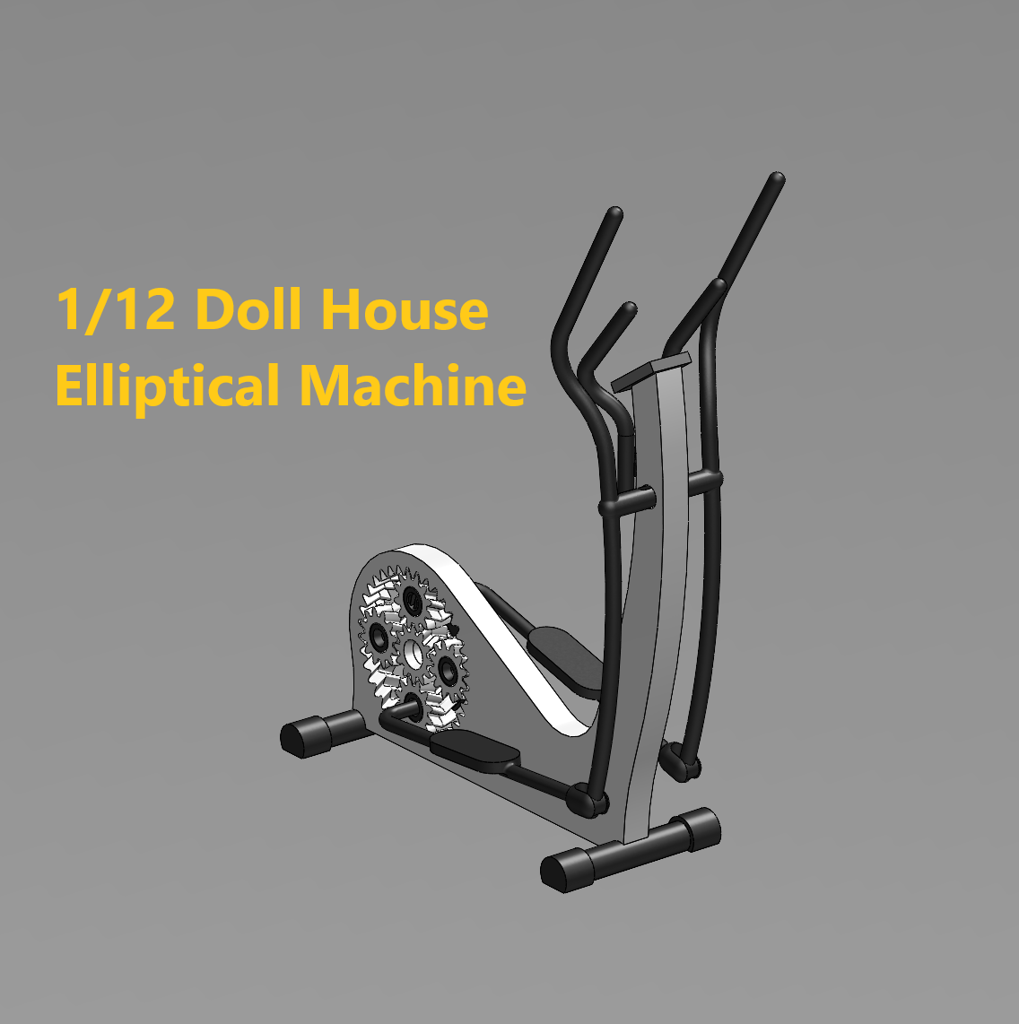 Doll House elliptical machine with planetary gear