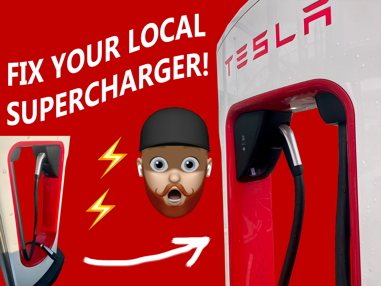 Tesla Supercharger Cable Bracket