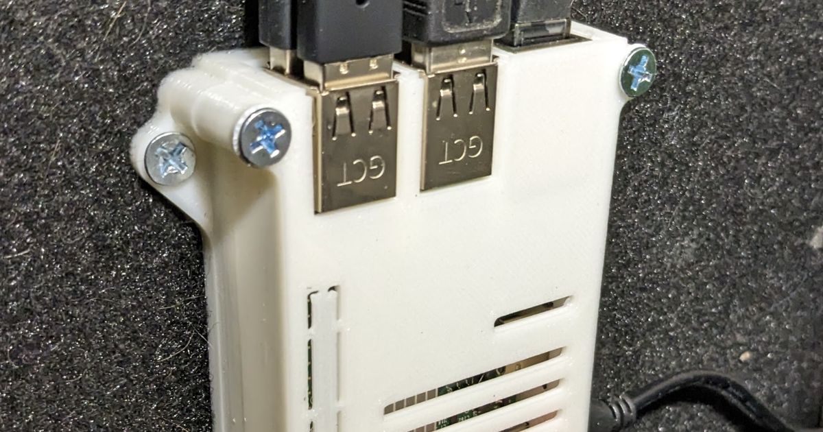Raspberry Pi 3 B B Pi 2 B And Pi 1 B Case With 75mm VESA Mount raspberry-pi-3-b-b-pi-2-b-and-pi-1-b-case-with-75mm-vesa-mount