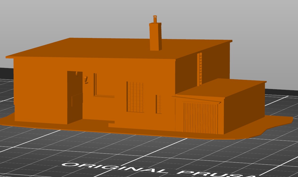 N Scale House (1160) by Honza_Zik Download free STL model