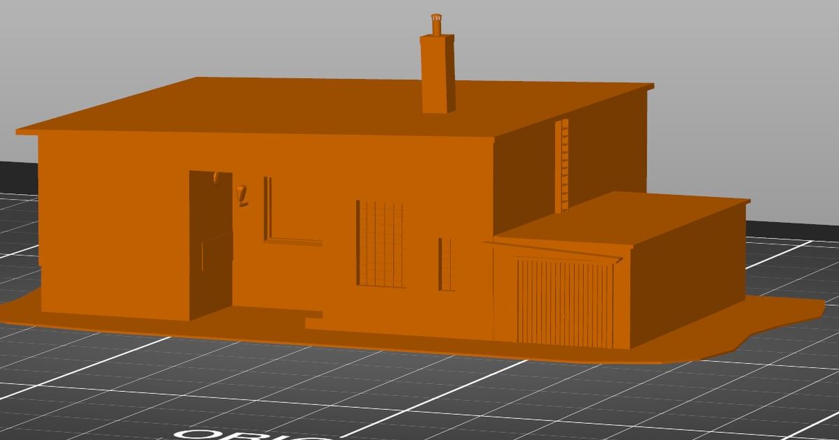 N Scale House (1160) by Honza_Zik Download free STL model