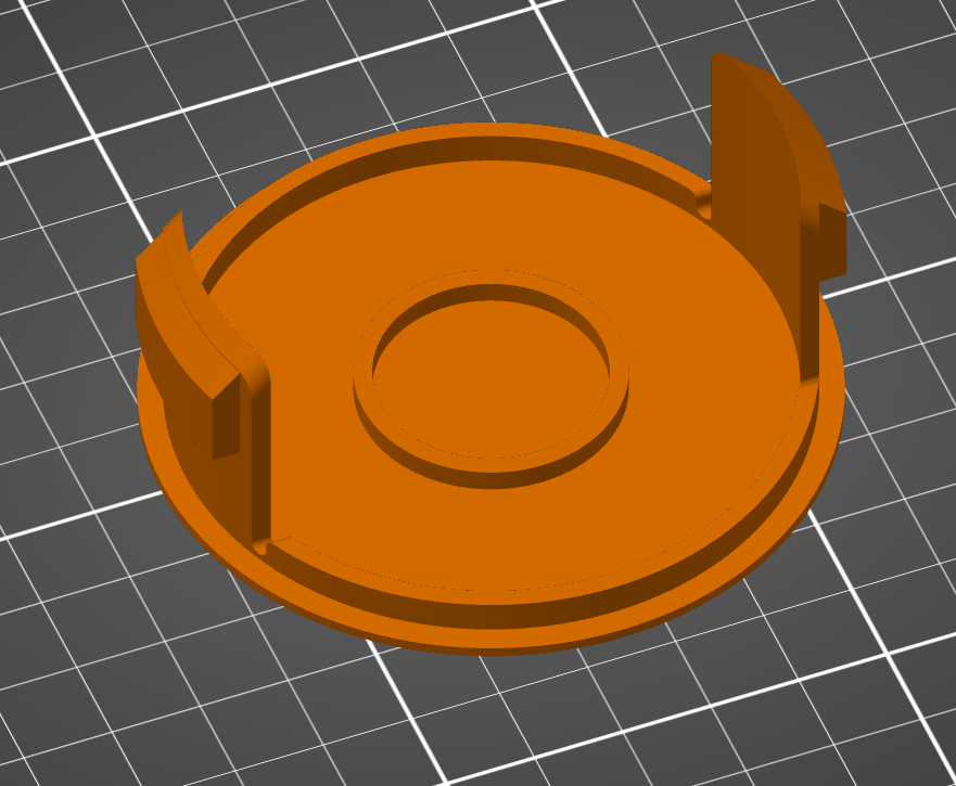 Miniatura 3 do modelo 3D String Trimmer spool cover
