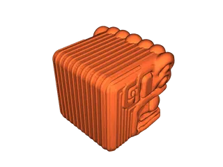 Aztec Cube (Bambu Lab Handle Variation) by SheehanDesigns | Download ...
