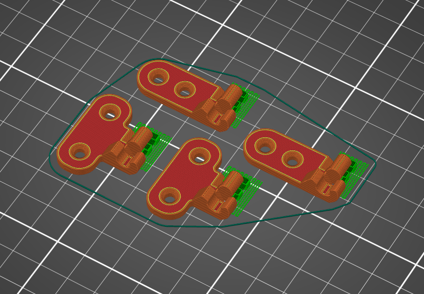 Miniatura 4 do modelo 3D Modular hinge