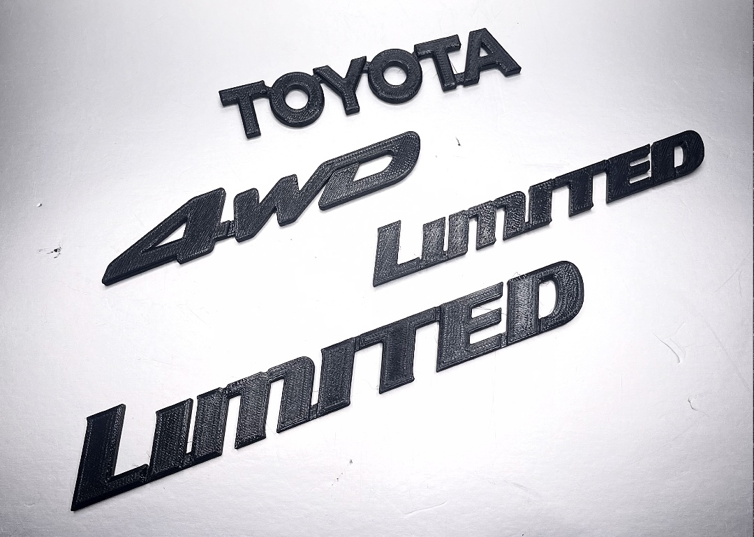 Toyota 4Runner Badges 1996-2002