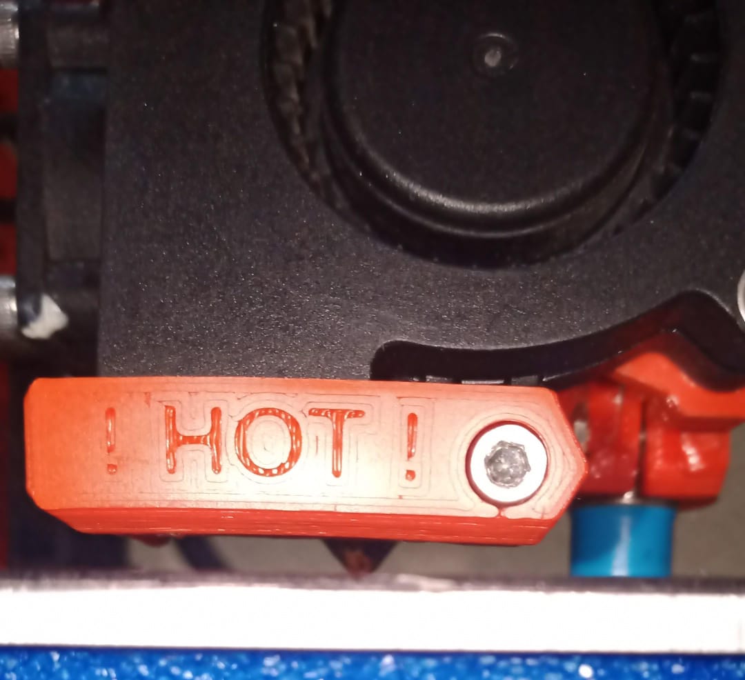 MK2S Nozzle cover (Parametric height and text)