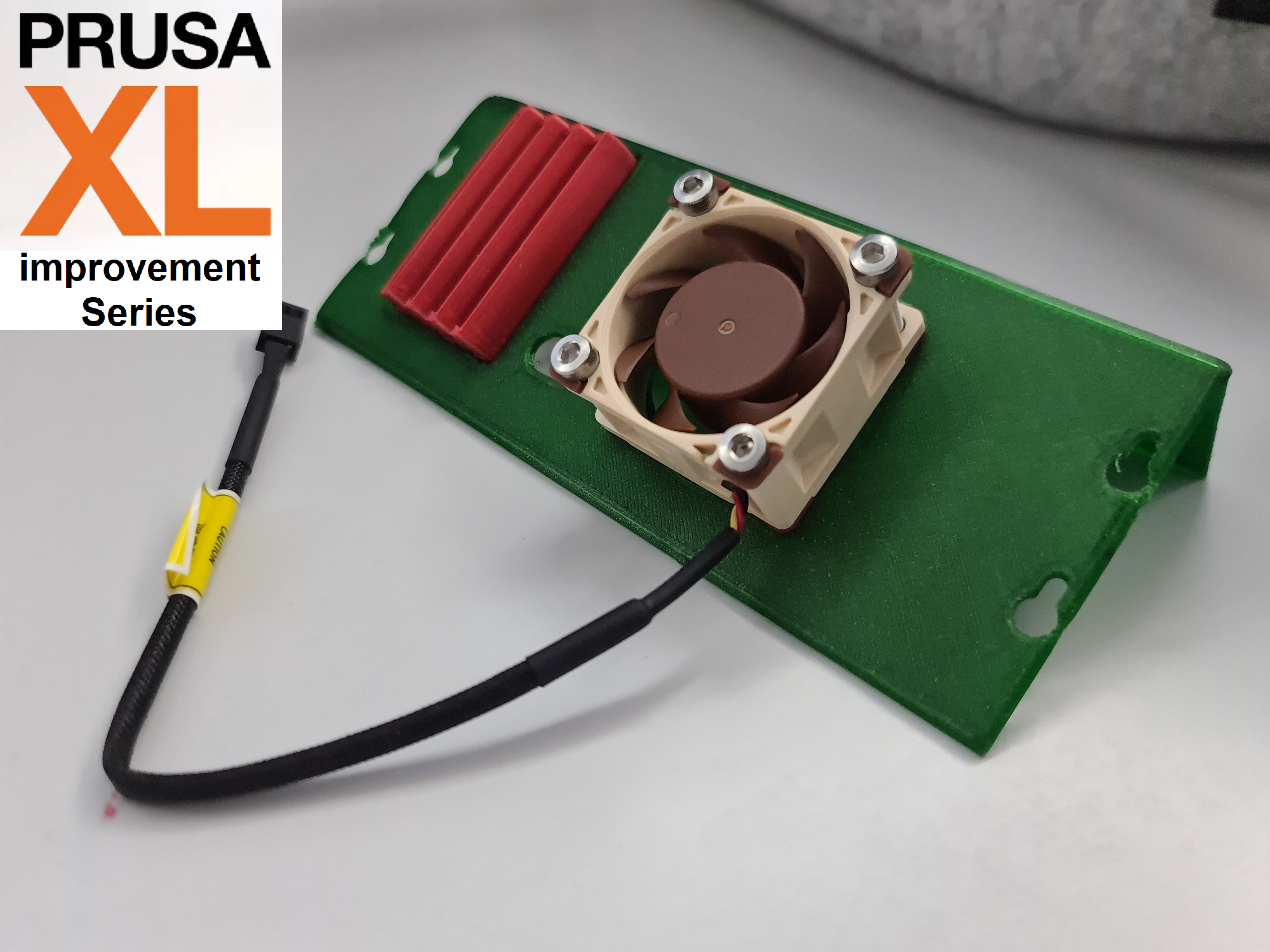 Prusa XL series: Buddy cover with air vents and 40mm Fan
