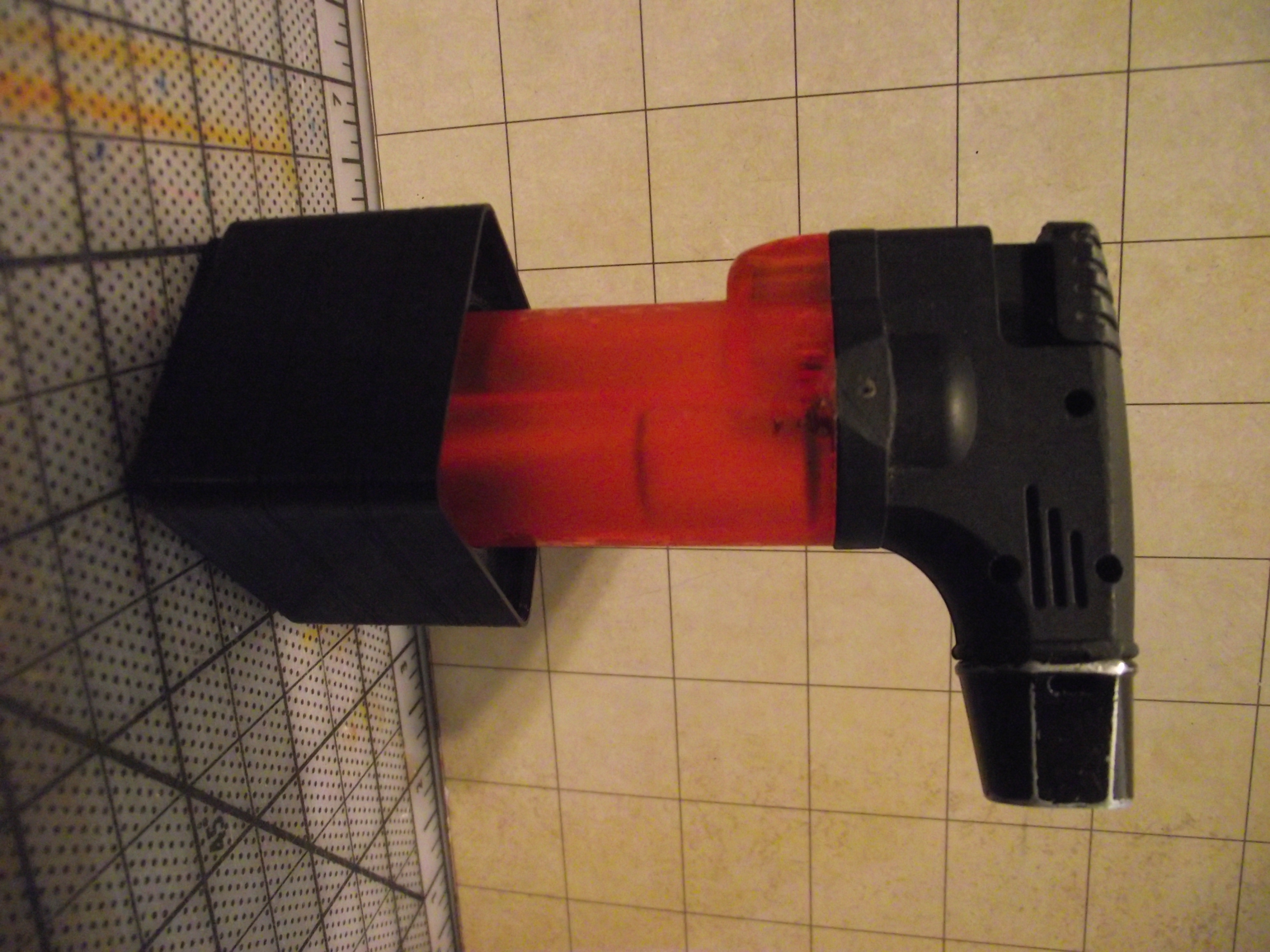 Gridfinity 30mm Torch Holder 3D model thumbnail