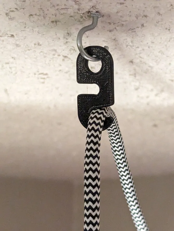 IKEA STRALA lamp - corded hanging lamp cord tie by freestylekyle