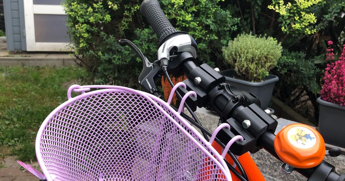 Children's bicycle basket holder by Andy | Download free STL model ...