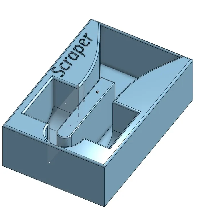 Free STL file Pan Scraper 🔪・3D printable design to download・Cults