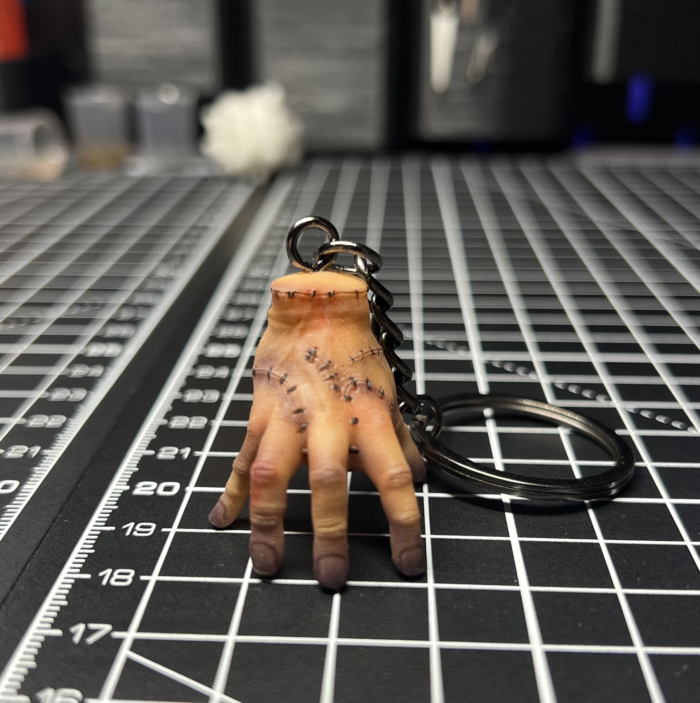 Wednesday Thing Key Chain Trinket