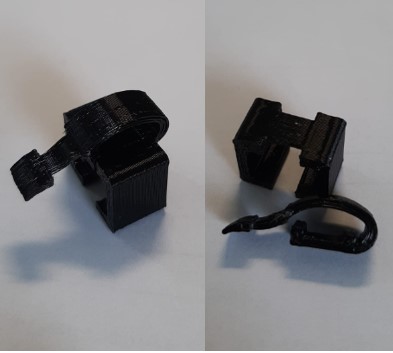 Miniatura 2 do modelo 3D Ethernet Cable Clip 2 Pcs pluggable