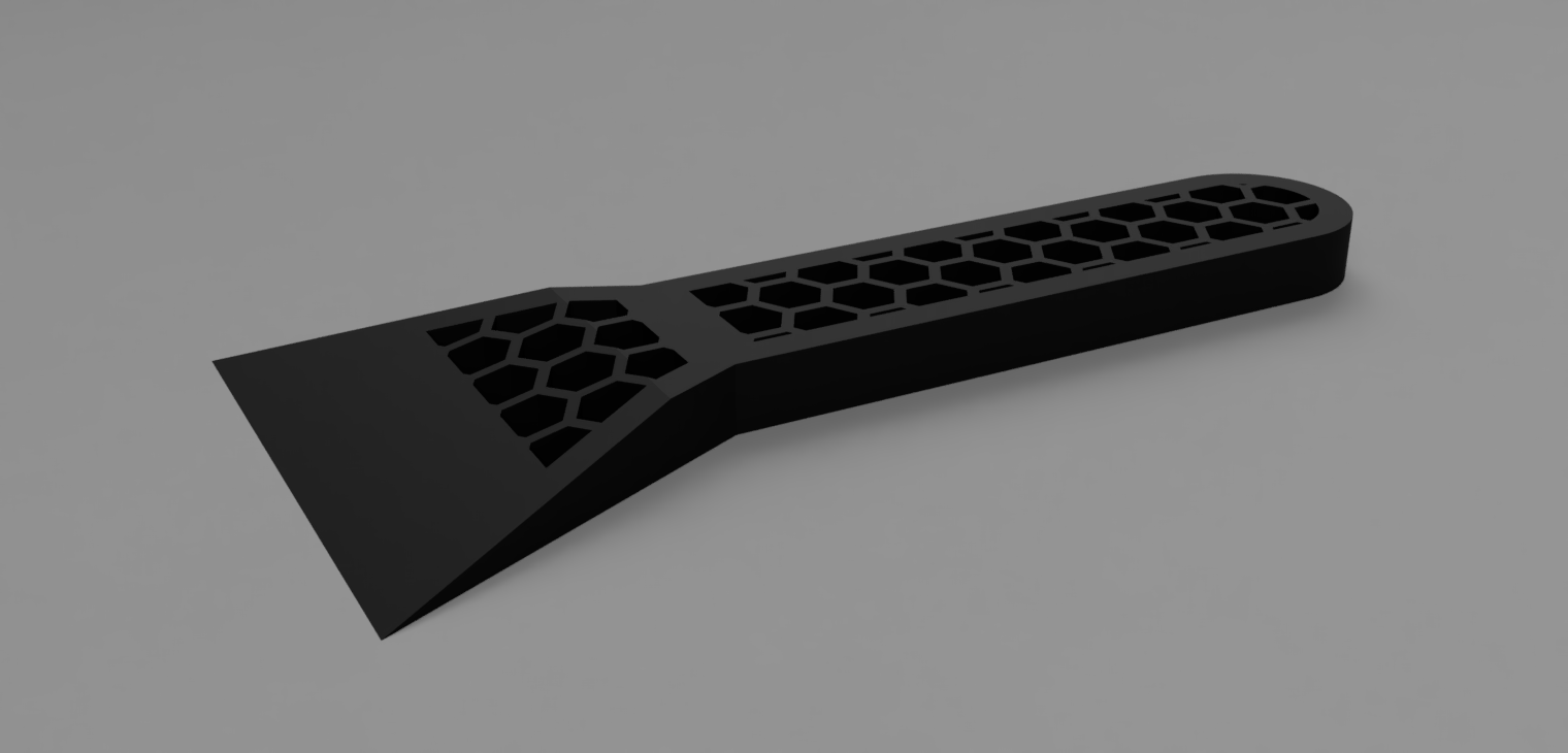 Hexagon Bed Scraper for 3D Printer Build Plates — miniatura 3
