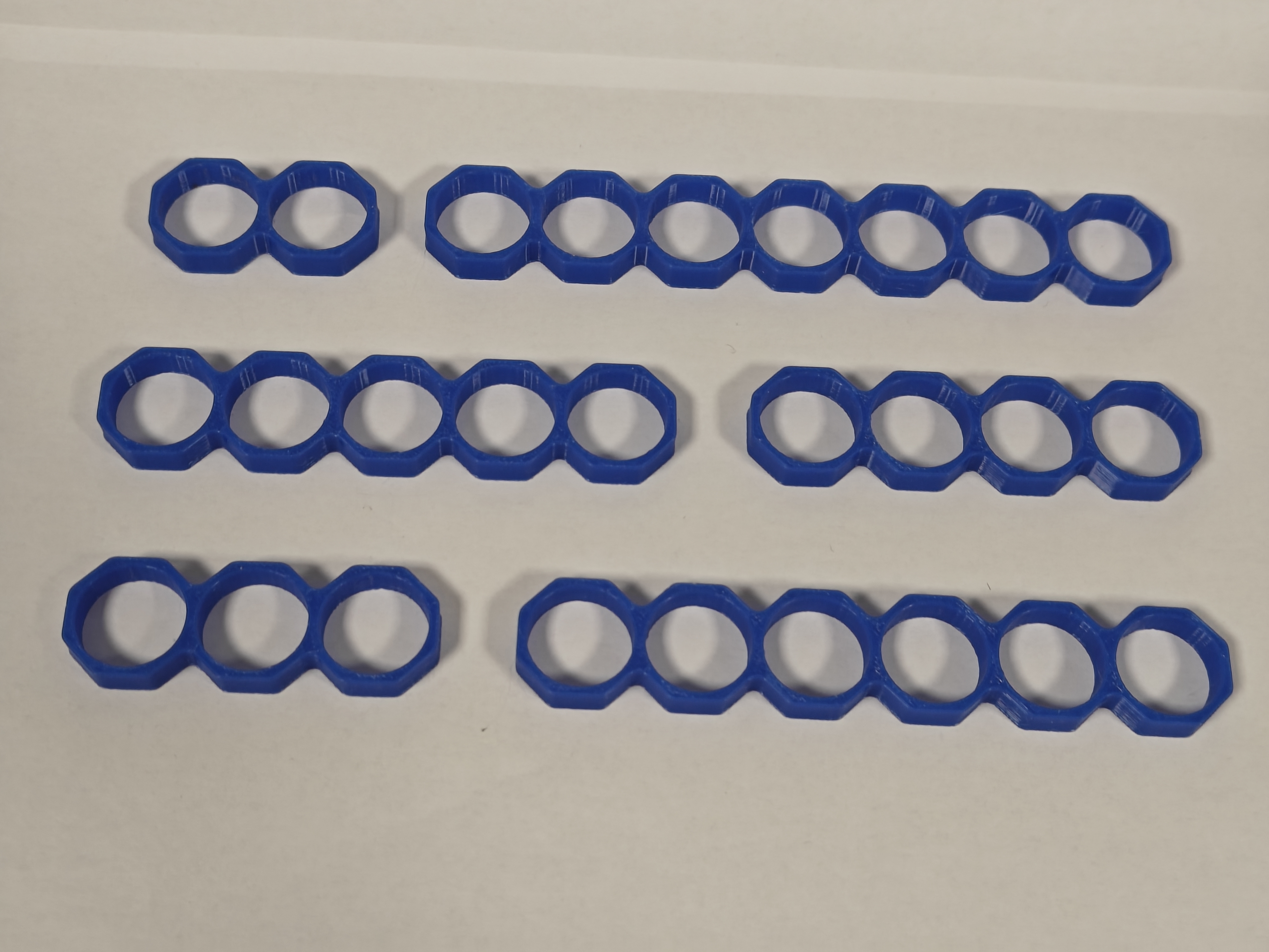 18650 Battery Spacer Strips | Octagonal (2-7 cells) — thumbnail 3