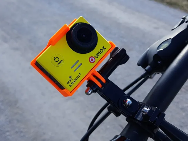 Cage for budget action cams with GoPro style mount