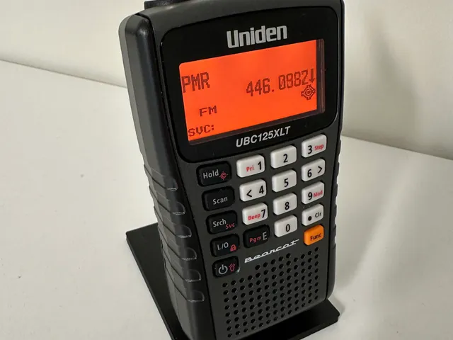 Stand for Uniden Bearcat or other scanner / small radio
