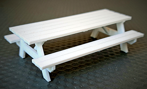 1/12 Scale Picnic Table