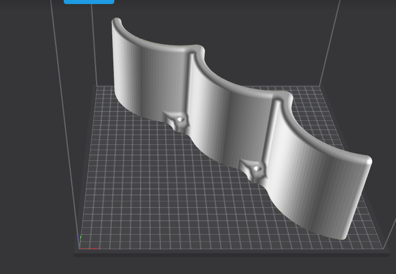 Small Bathroom 3 rolls one piece Toilet Paper Holder by Stronger Than