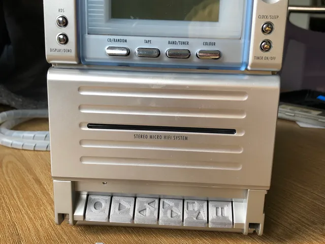 Tape Deck Buttons GRUNDIG