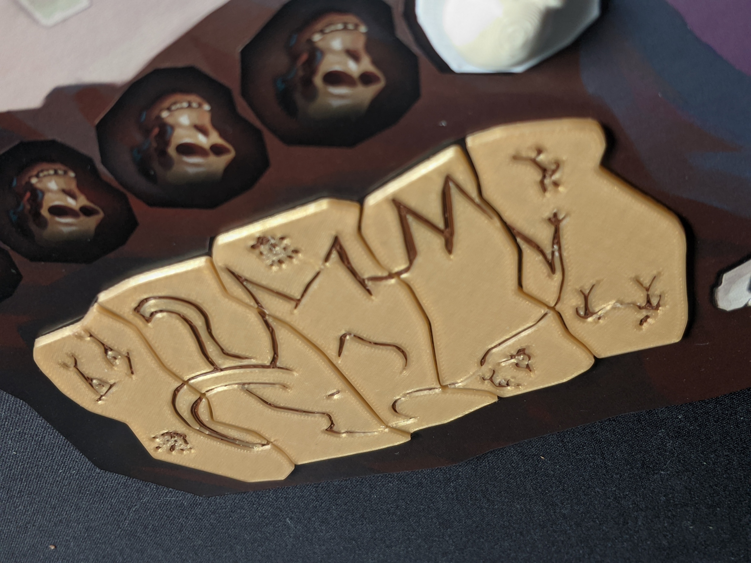 Paleo Victory Tokens Boardgame Siegpunkte Brettspiel