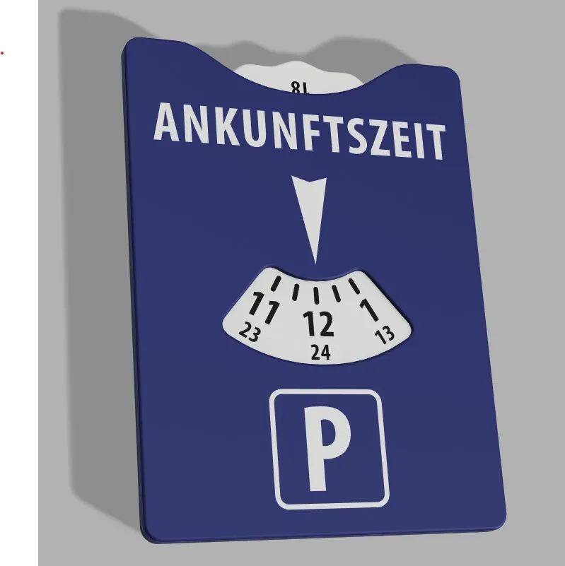 Parkscheibe Parkuhr by Design & Gravur Gebr. Gallas, Download free STL  model