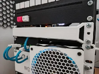 Minimal M-ATX Mount 10 inch Rack by landlord | Download free STL model ...