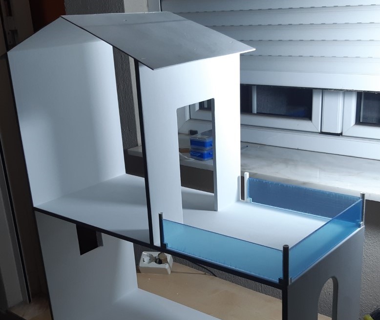 Dollhouse Balcony Railing Post