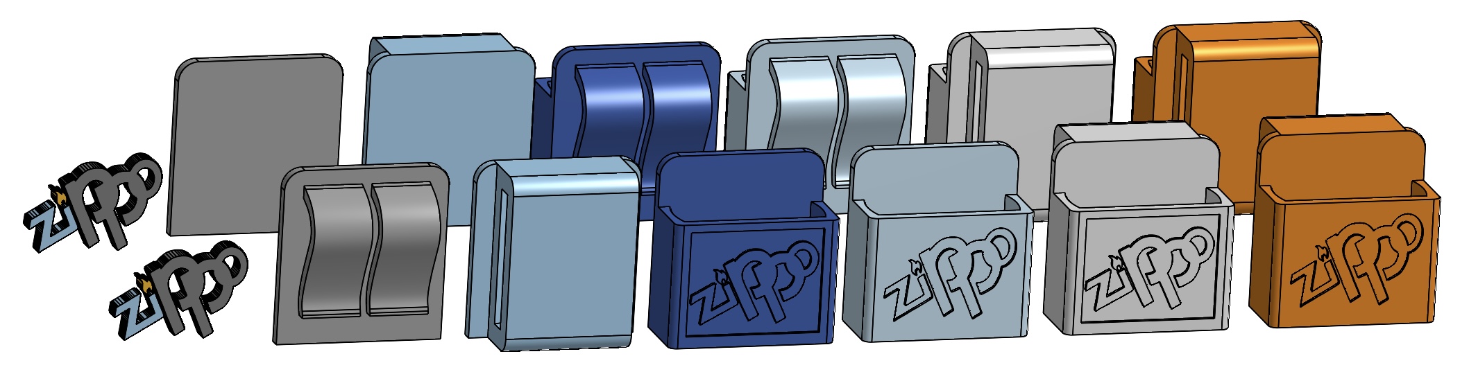Zippo lighter holder with belt attachment. by Fredwood Download free