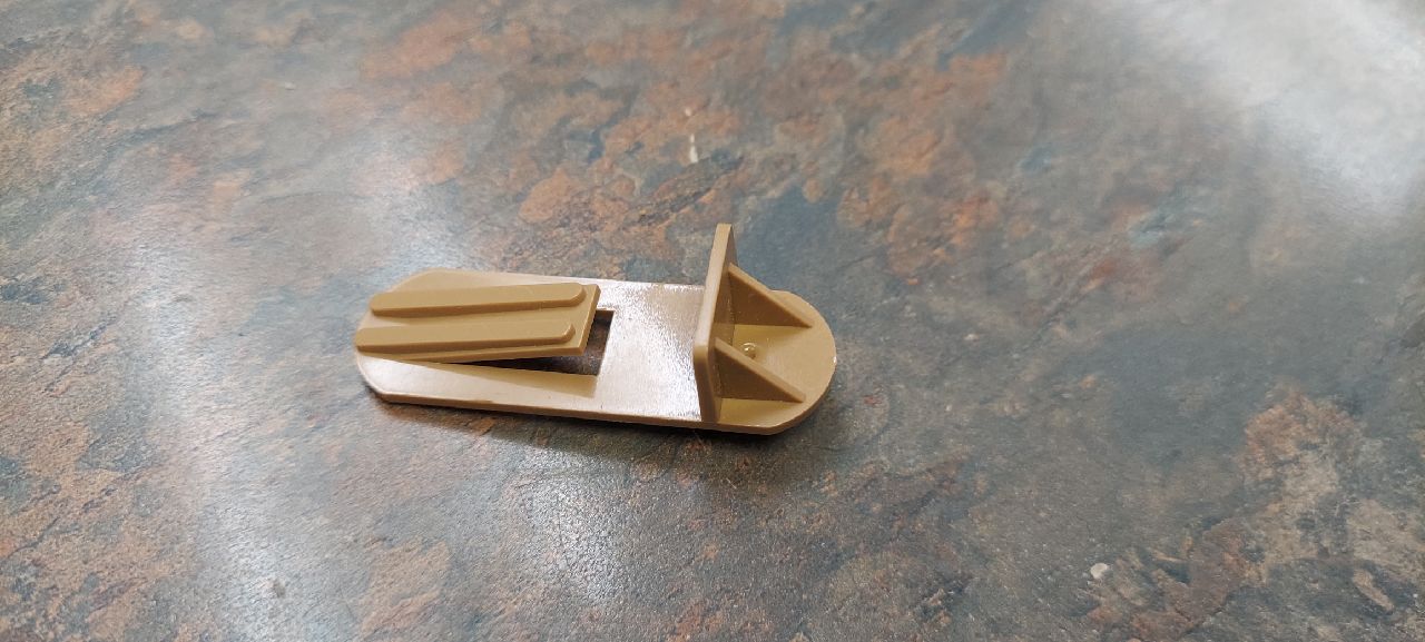 3/16 "PEG Pile 5/8" kalın raf için kabine raf klibi (Sadece Plastik Aparattır!!!)