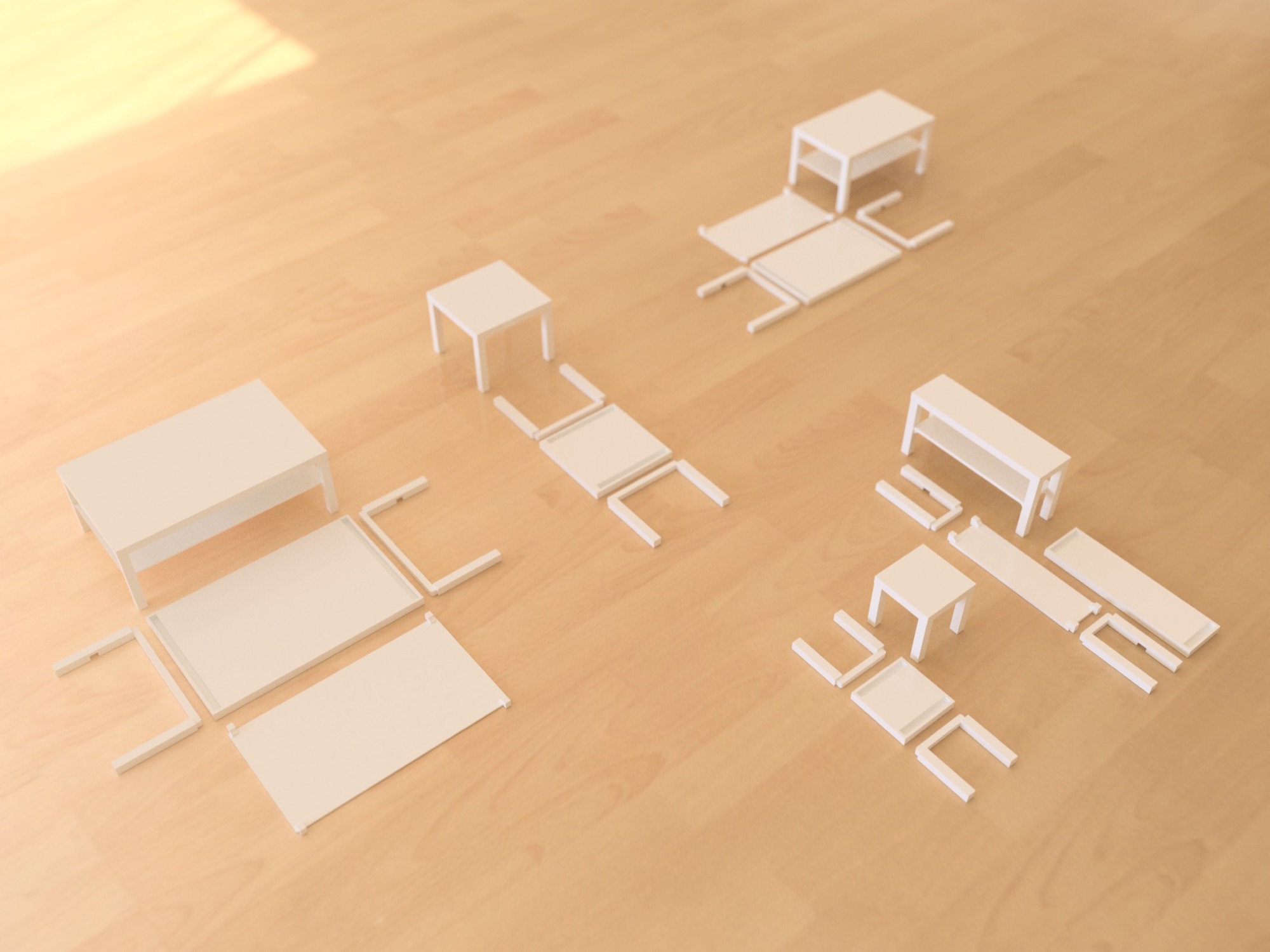 IKEA LACK Collection 1/12th scale - assembly required (to get the full IKEA experience)
