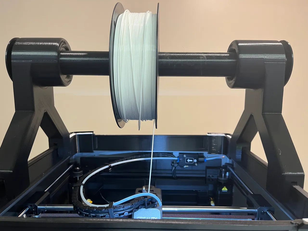 Creality K1 Max Top Spool Holder for TPU Printing by Mic Kuo