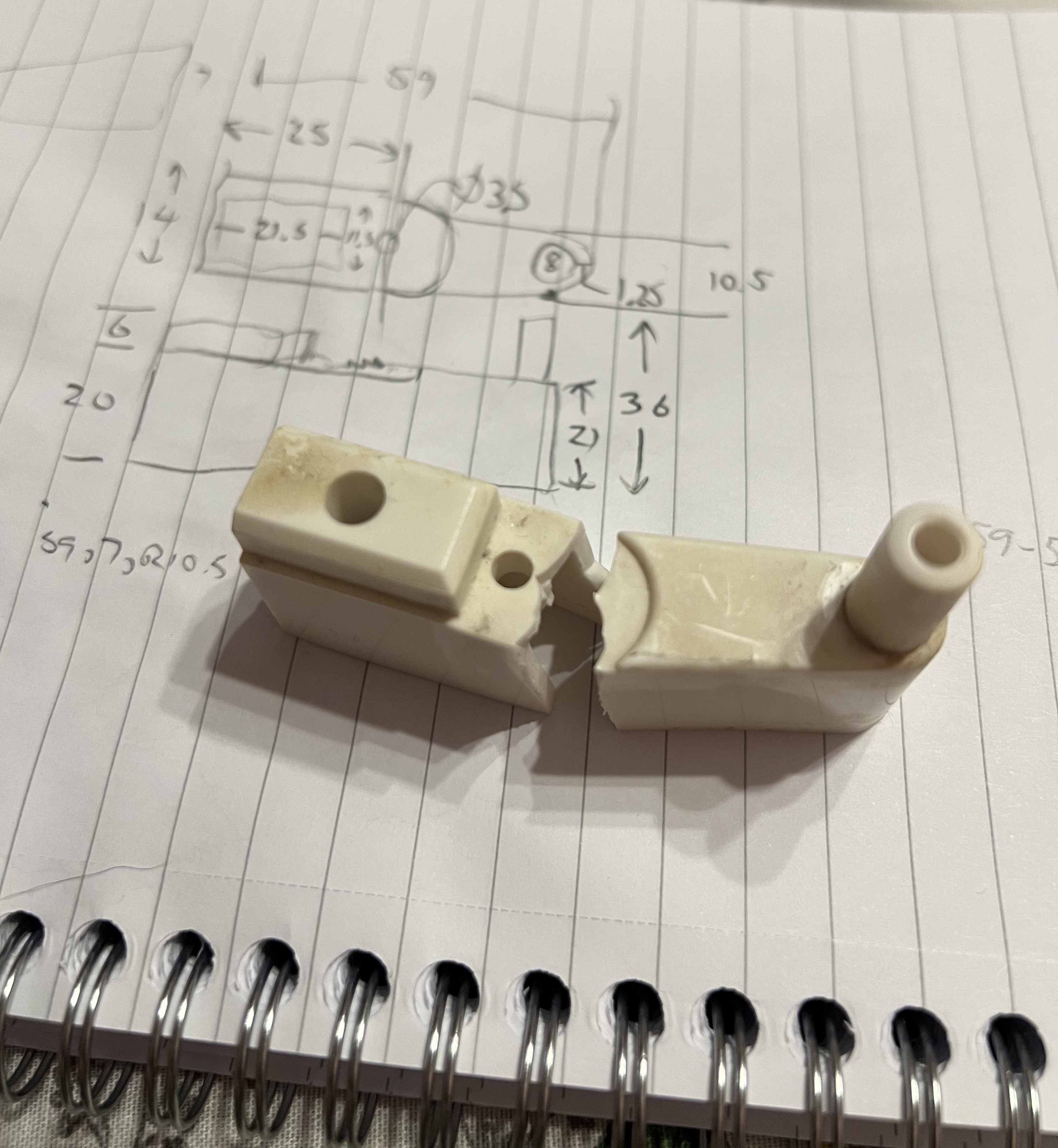 Bath screen hinge posts — thumbnail 2