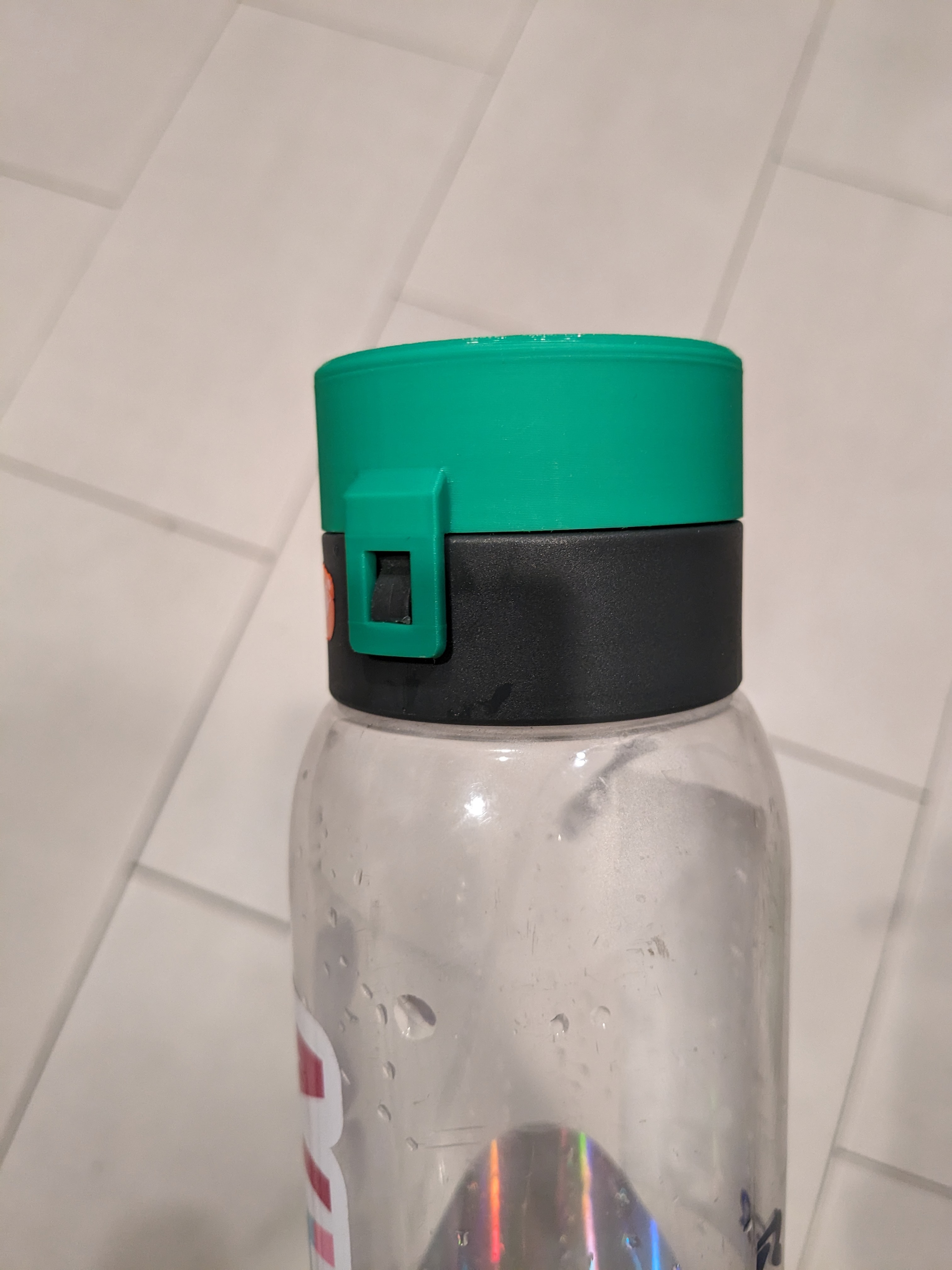 h2go water bottle cap by mrsquron Download free STL model