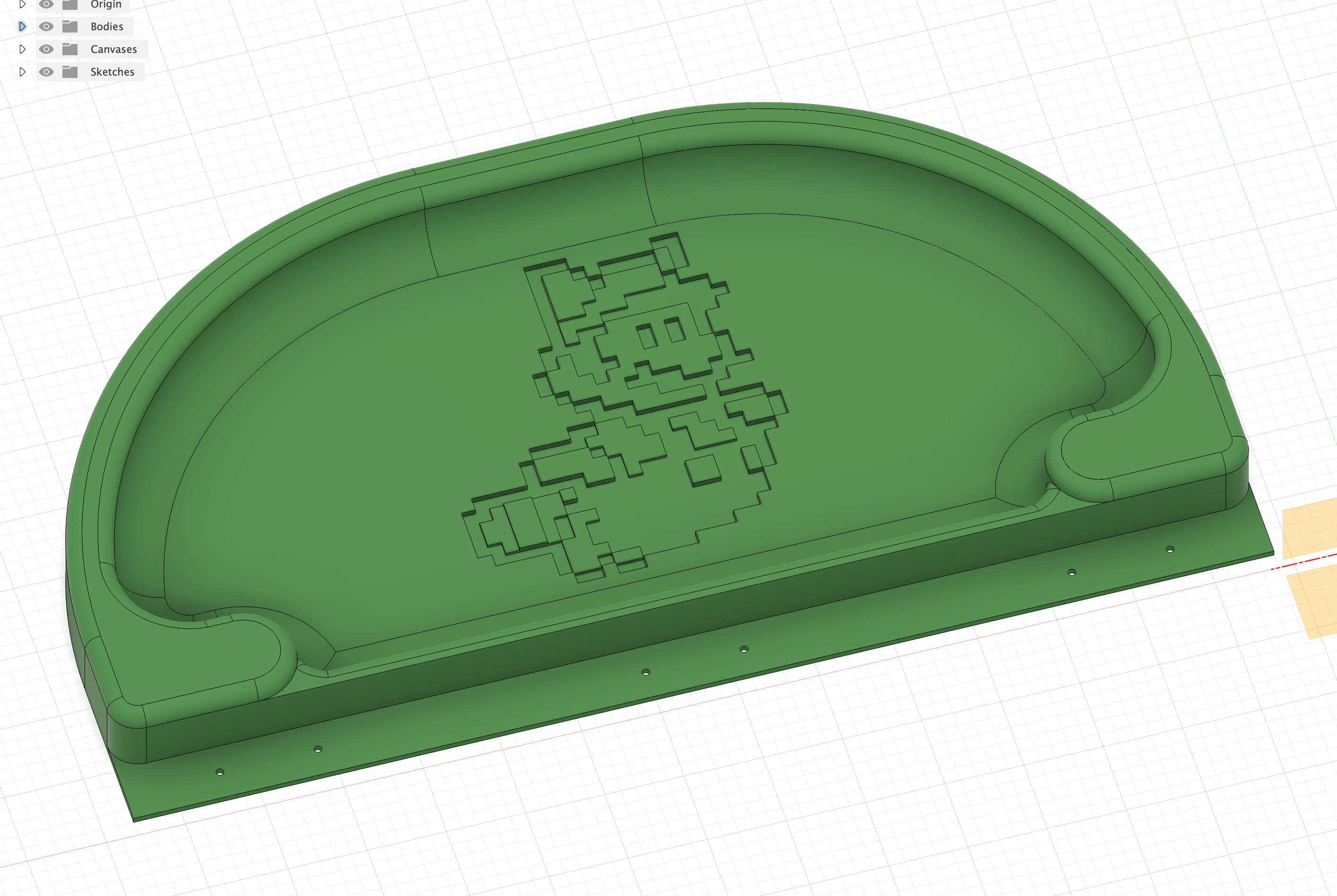 SMB Golf Ball Tray by alban Download free STL model