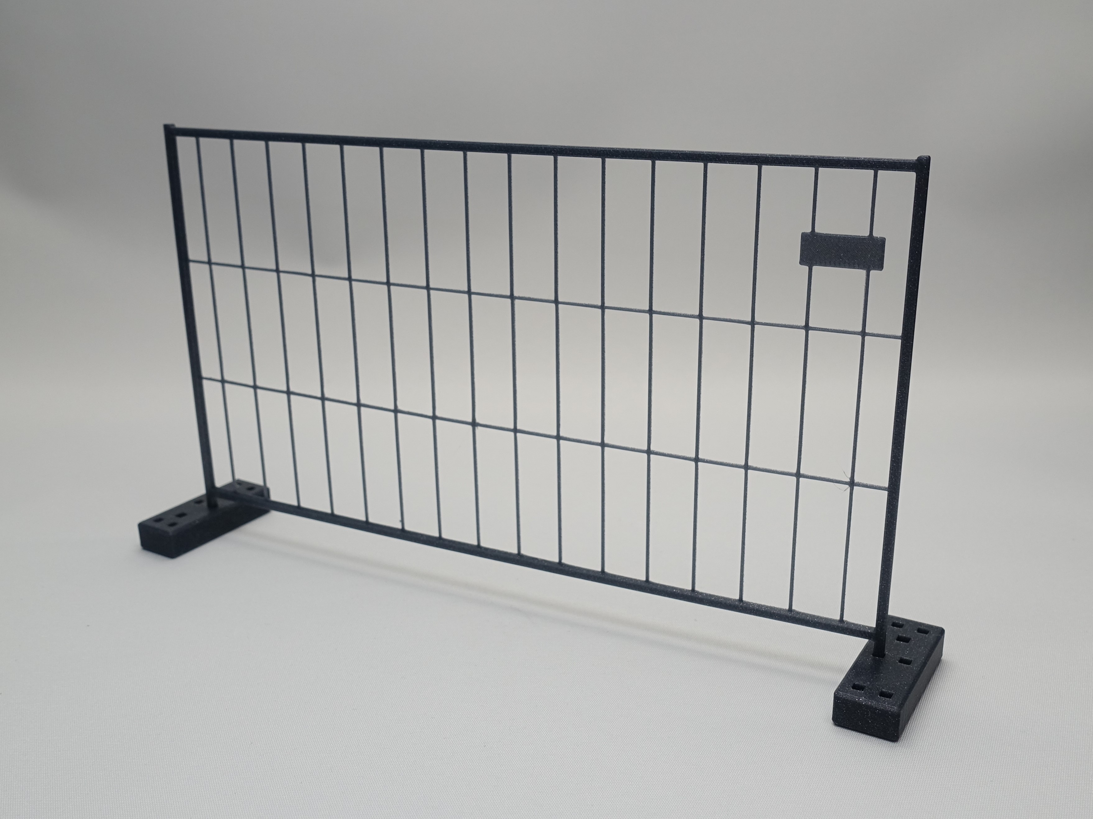 Miniature Construction Site Fence