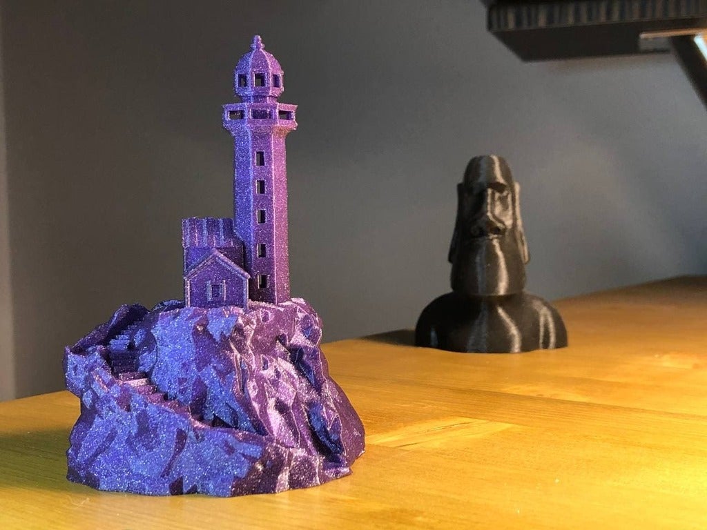 Miniatura 2 do modelo 3D Low Poly Lighthouse